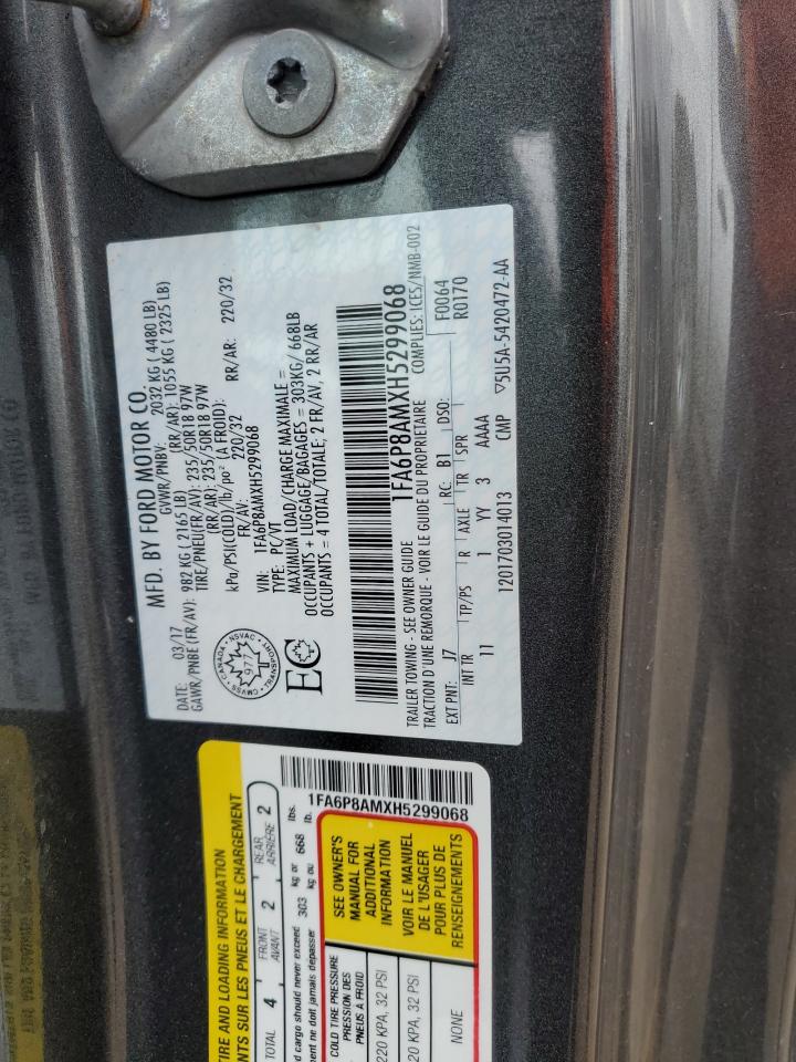 1FA6P8AMXH5299068 2017 Ford Mustang