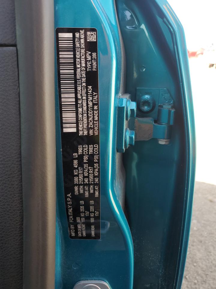 ZACNJDD11MPM11434 2021 Jeep Renegade Limited