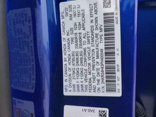 2023 HONDA CR-V EX - 2HKRS4H43PH400549