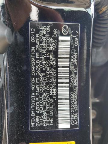 2013 Lexus Es 350 VIN: JTHBK1GG2D2017659 Lot: 55837724