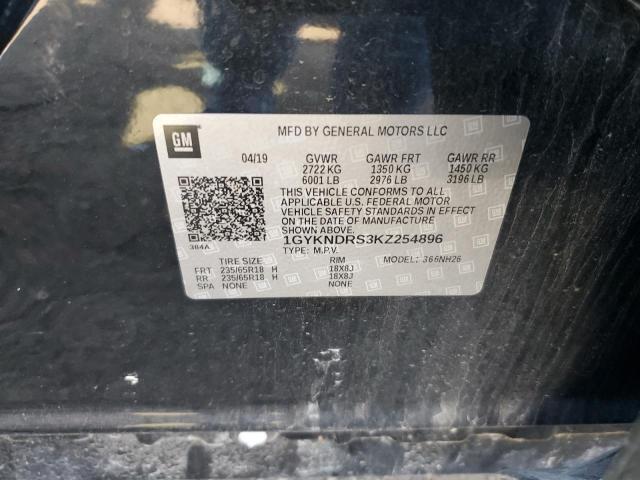 2019 CADILLAC XT5 LUXURY - 1GYKNDRS3KZ254896