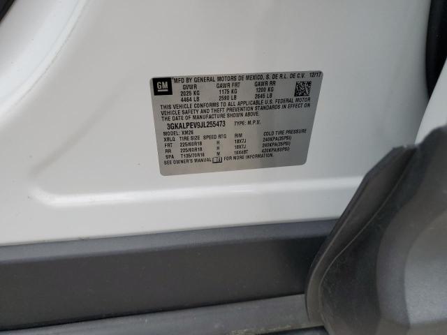 2018 GMC Terrain Slt VIN: 3GKALPEV9JL255473 Lot: 56086404