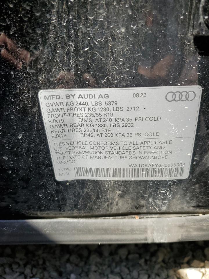 WA1CBAFY6P2005304 2023 Audi Q5 Prestige 40