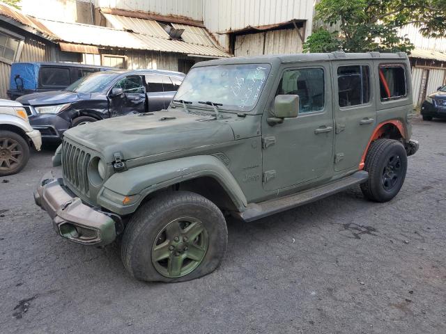 JEEP WRANGLER U 2019 green  gas 1C4HJXEG3KW529683 photo #1