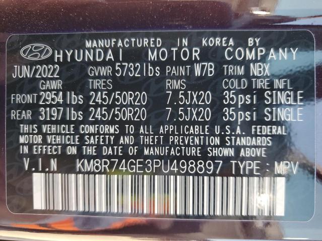 KM8R74GE3PU498897 Hyundai Palisade C 14