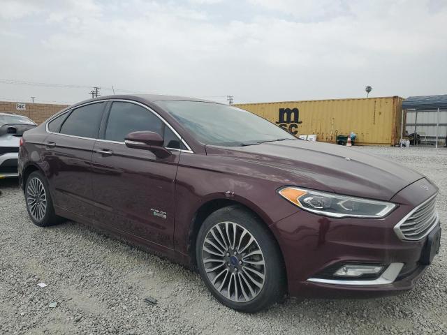 2017 Ford Fusion Titanium Phev VIN: 3FA6P0SU9HR275390 Lot: 55074374