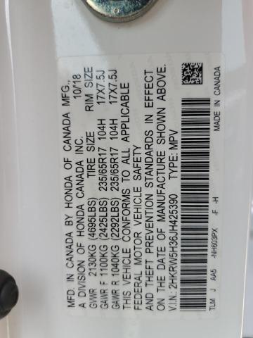 2HKRW5H36JH425390 2018 Honda Cr-V Lx