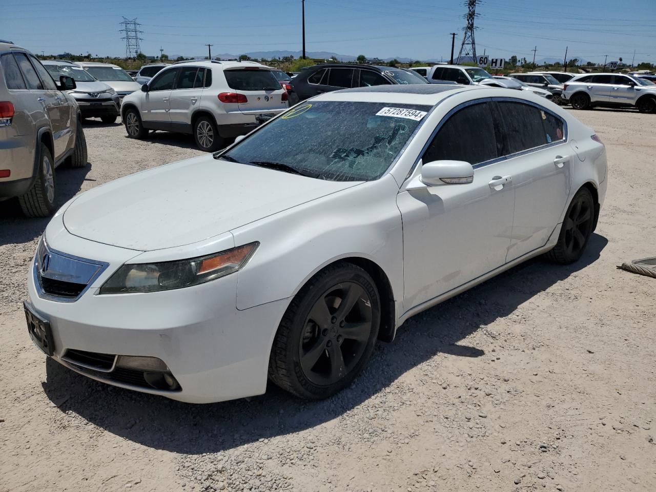 2013 Acura Tl Tech vin: 19UUA9F55DA002494