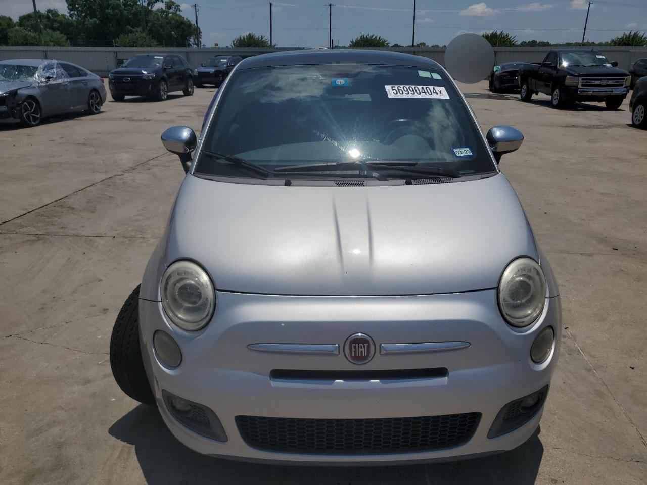 2012 Fiat 500 Sport vin: 3C3CFFBR2CT100588