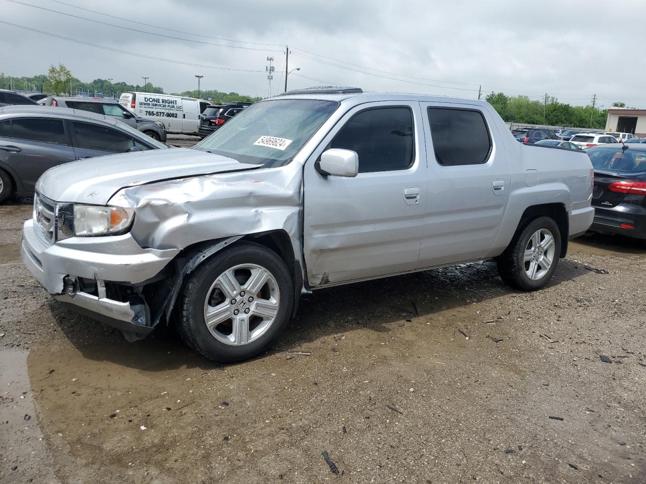 5FPYK1F59AB007710 2010 Honda Ridgeline Rtl