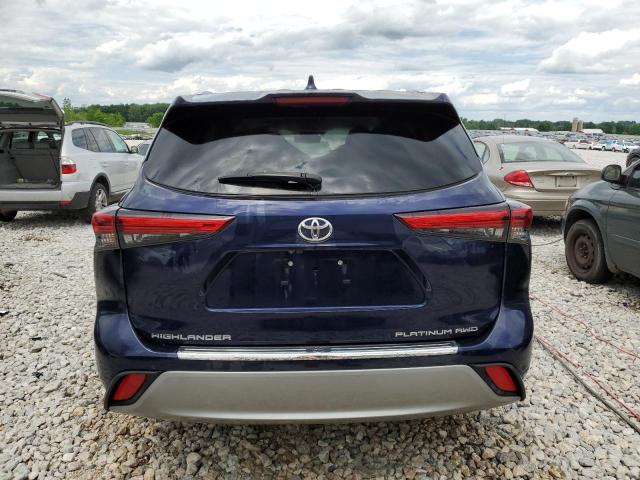 VIN 5TDFZRBH0MS099784 2021 Toyota Highlander, Platinum no.6