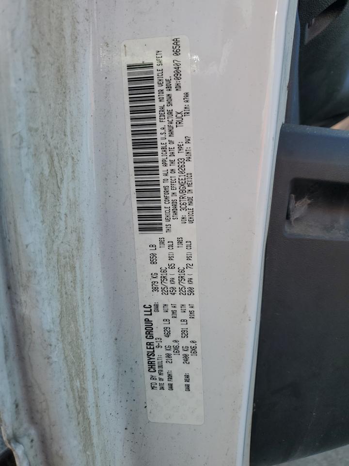 3C6TRVBGXEE102633 2014 Ram Promaster 1500 1500 High