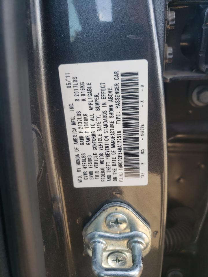 1HGCP2F64BA127526 2011 Honda Accord Se
