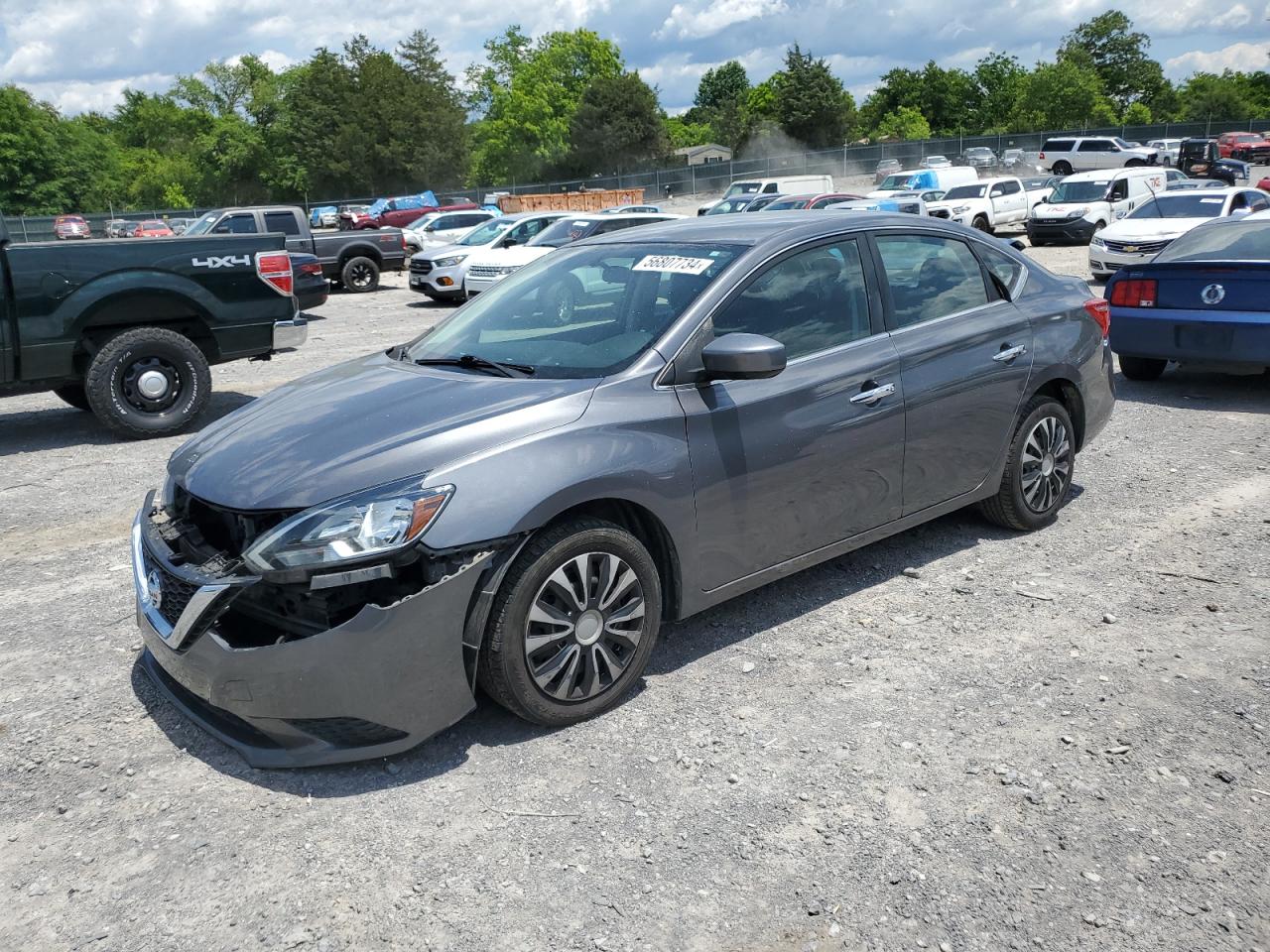 2017 Nissan Sentra S vin: 3N1AB7APXHL671714