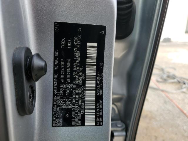 2018 Toyota Highlander Se VIN: 5TDJZRFH2JS525751 Lot: 51054694