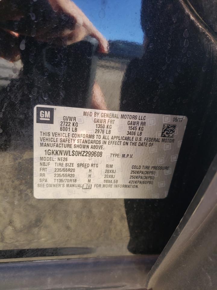 1GKKNWLS0HZ299608 2017 GMC Acadia Slt-2