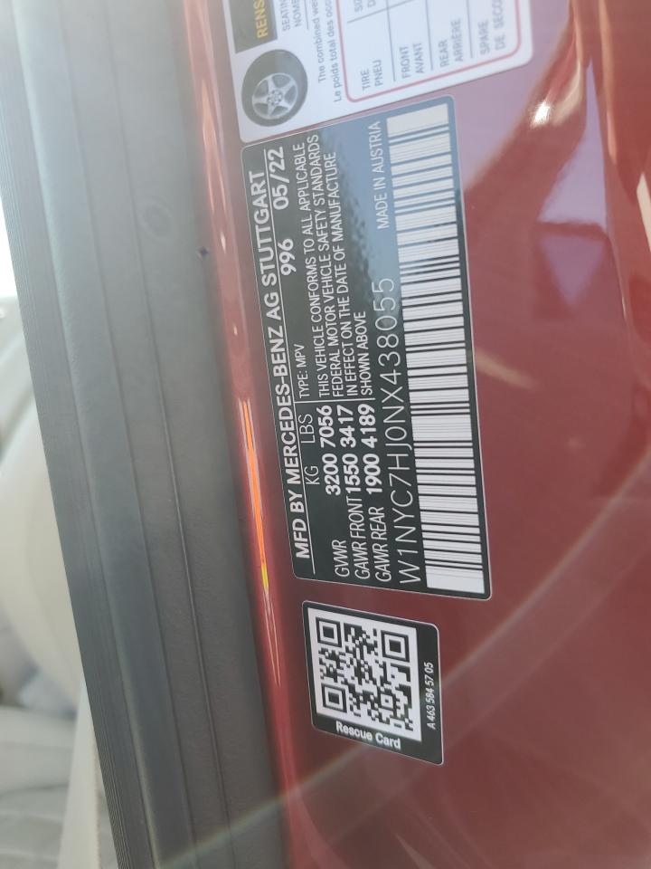 W1NYC7HJ0NX438055 2022 Mercedes-Benz G 63 Amg