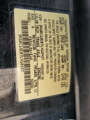 2007 Nissan Versa S VIN: 3N1BC13E87L412437 Lot: 56811664