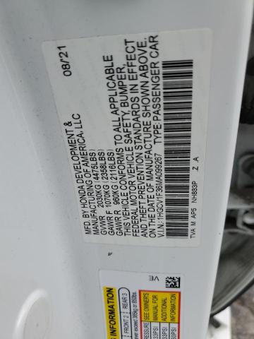 2021 Honda Accord Sport VIN: 1HGCV1F36MA099267 Lot: 55343744