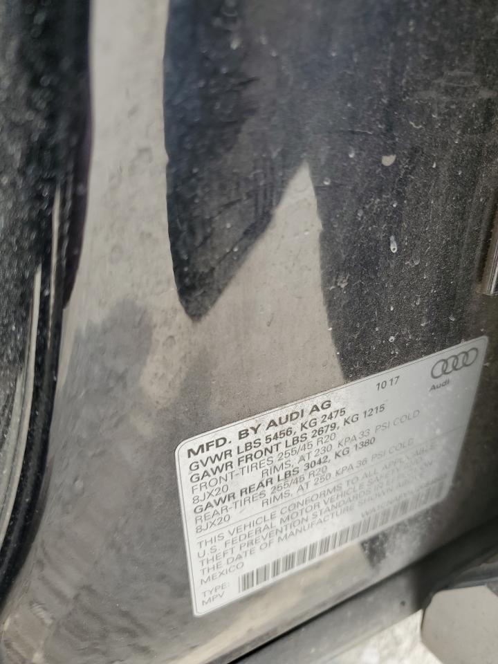 WA1CNAFY9J2084563 2018 Audi Q5 Prestige