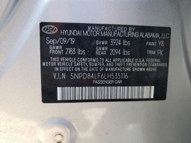 2020 HYUNDAI ELANTRA SE - 5NPD84LF6LH535116