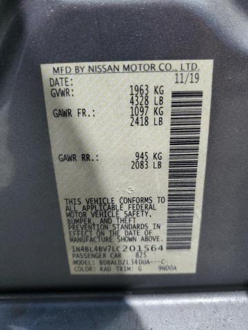 2020 NISSAN ALTIMA S - 1N4BL4BV7LC201564
