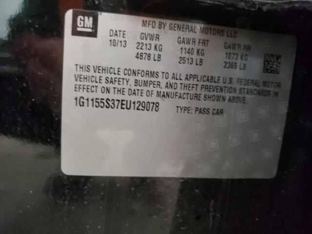 2014 Chevrolet Impala Ltz VIN: 1G1155S37EU129078 Lot: 55364274