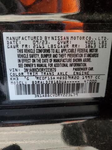 2024 Nissan Sentra Sv VIN: 3N1AB8CV0RY223679 Lot: 55865494