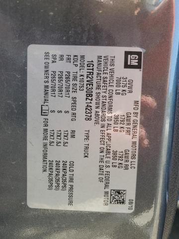 2011 GMC Sierra K1500 Sle VIN: 1GTR2VE30BZ142378 Lot: 54671394