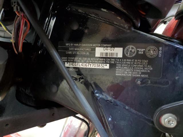 2007 HARLEY-DAVIDSON FLTC-ULTRA 1HD1FL4167Y703832