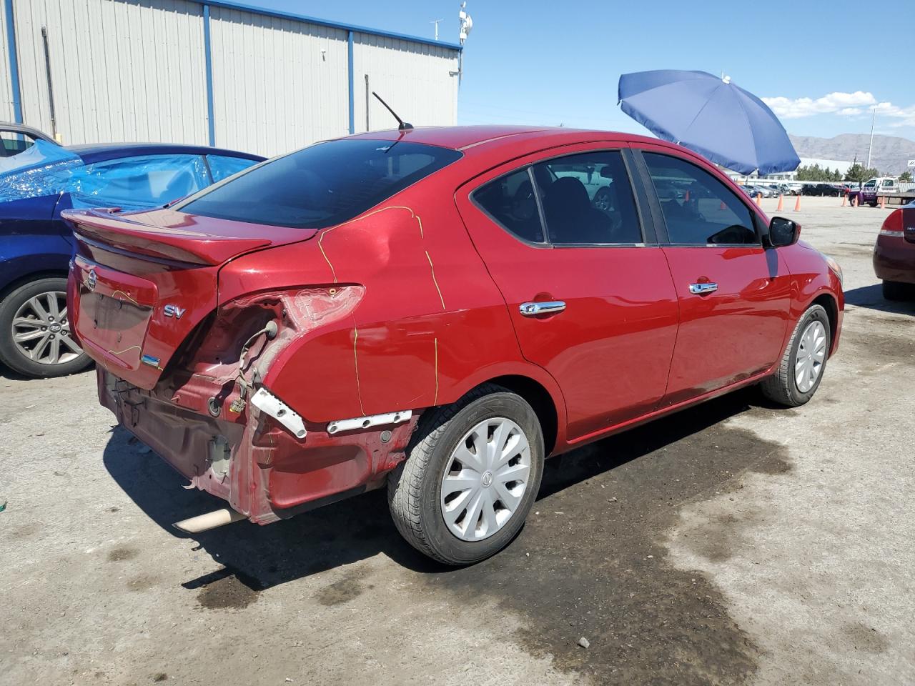 2015 Nissan Versa S vin: 3N1CN7AP8FL817394