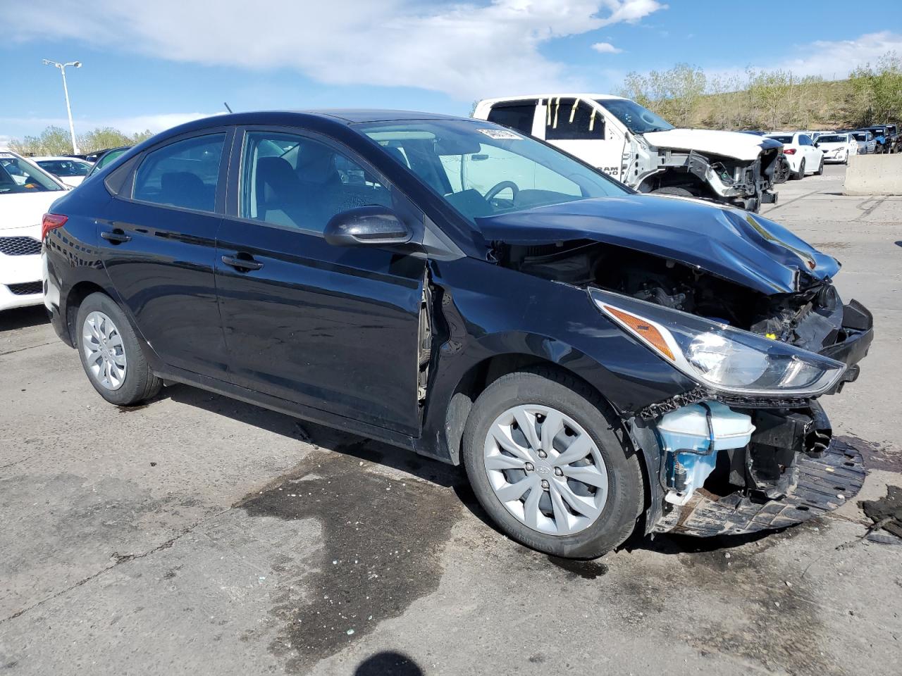 2022 Hyundai Accent Se vin: 3KPC24A65NE177949