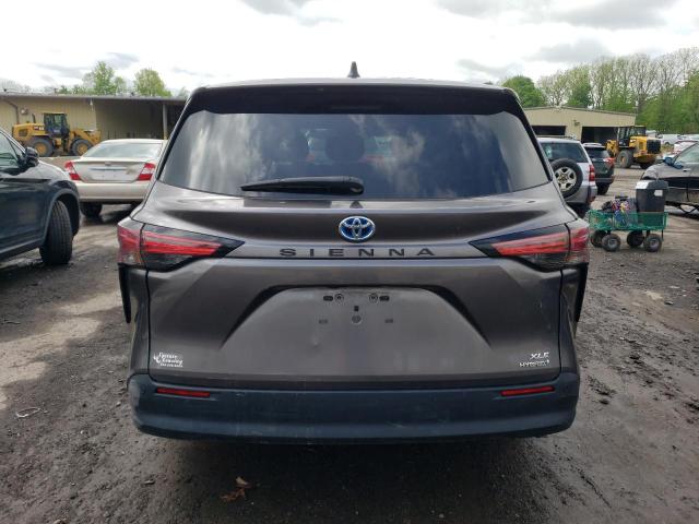 2022 Toyota Sienna Xle VIN: 5TDYRKEC2NS129773 Lot: 52712734