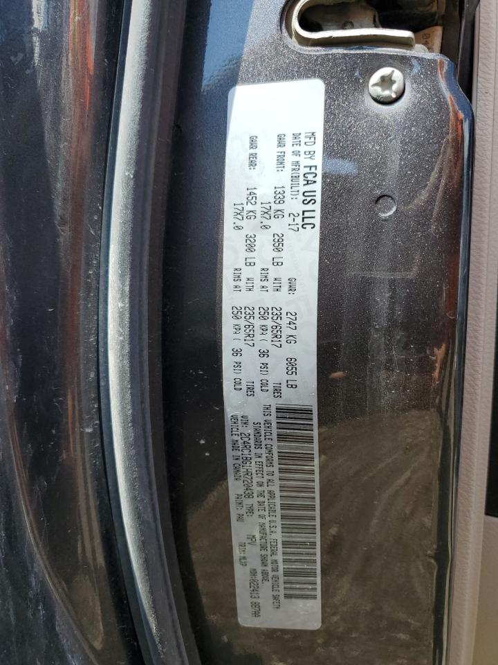 2C4RC1BG1HR720438 2017 Chrysler Pacifica Touring L