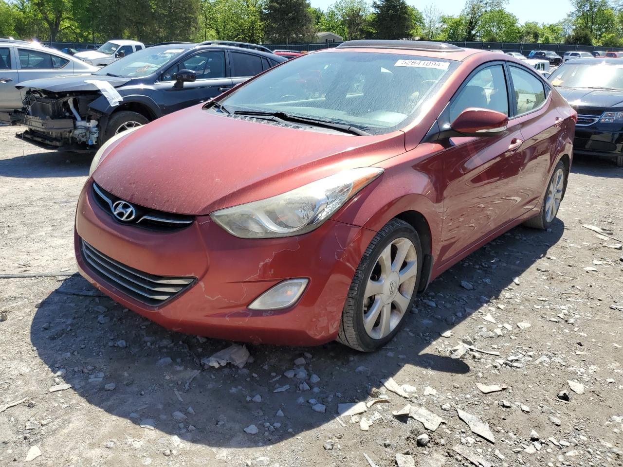 2013 Hyundai Elantra Gls vin: 5NPDH4AE8DH235069