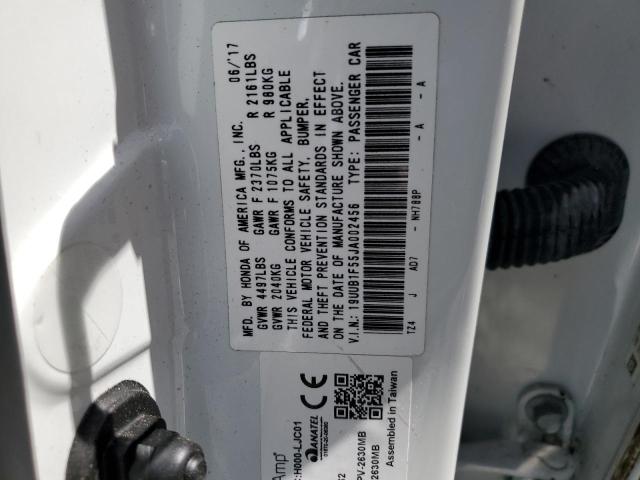 19UUB1F55JA002456 2018 Acura Tlx Tech