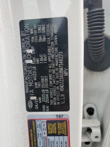 2021 Kia Soul Lx VIN: KNDJ23AU8M7146273 Lot: 54794234