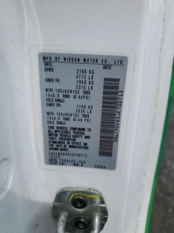 2018 Nissan Nv200 2.5S VIN: 3N6CM0KN5JK700713 Lot: 53796224