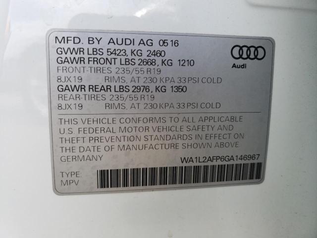 VIN WA1L2AFP6GA146967 2016 Audi Q5, Premium Plus no.12