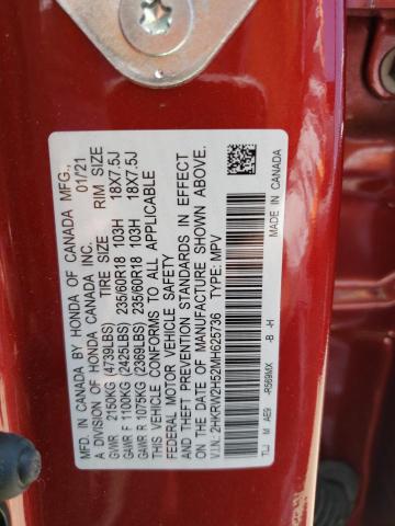 2021 Honda Cr-V Ex VIN: 2HKRW2H52MH625736 Lot: 57059614