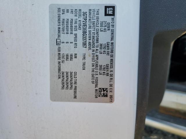 2011 GMC Sierra K1500 Sle VIN: 3GTP2VE36BG337067 Lot: 57129974