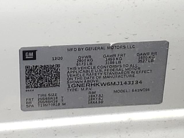 1GNERHKW6MJ143134 Chevrolet Traverse L 13