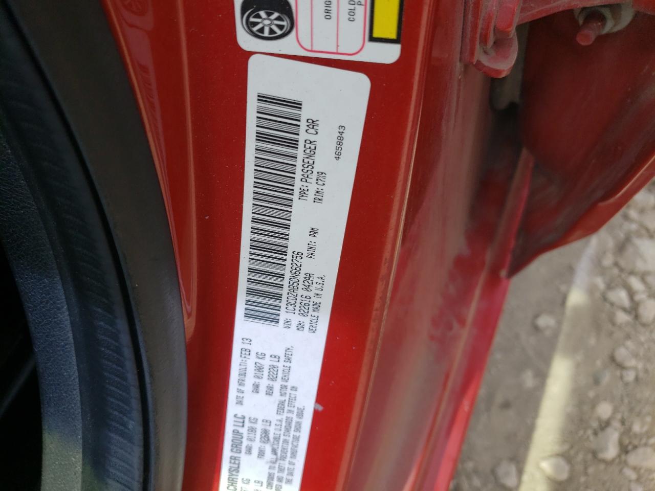 1C3CDZAB5DN662756 2013 Dodge Avenger Se