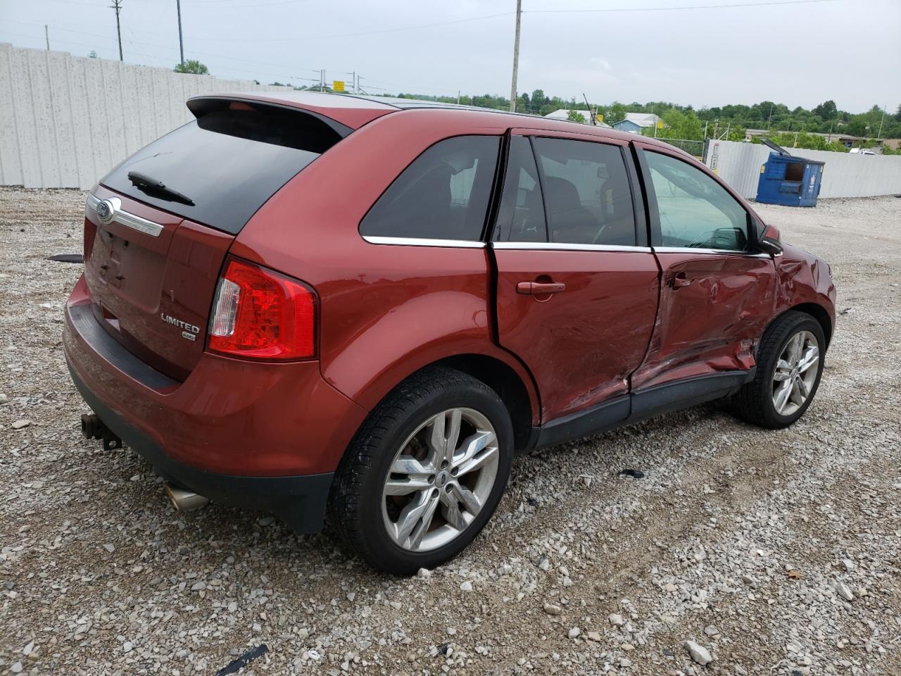 Lot #2645404757 2014 FORD EDGE LIMIT