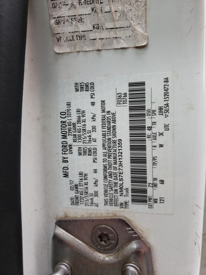 NM0LS7E73H1321359 2017 Ford Transit Connect Xl