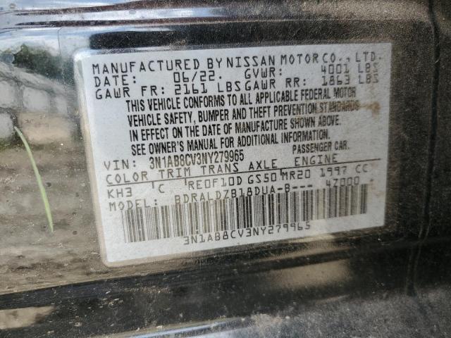 2022 Nissan Sentra Sv VIN: 3N1AB8CV3NY279965 Lot: 56399944