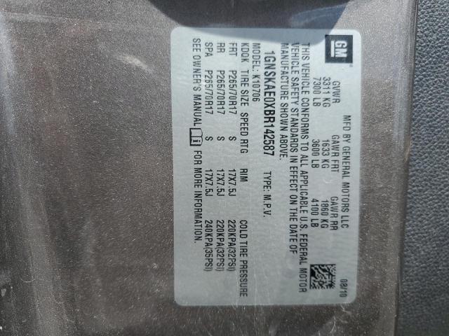 2011 Chevrolet Tahoe K1500 Ls VIN: 1GNSKAE0XBR142587 Lot: 55160274