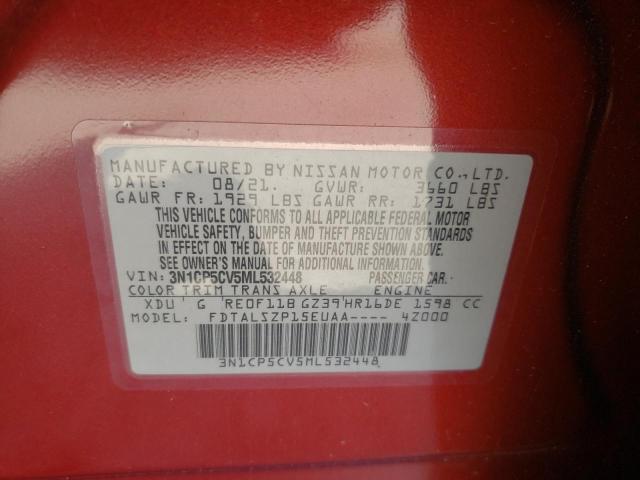 2021 NISSAN KICKS SV - 3N1CP5CV5ML532448