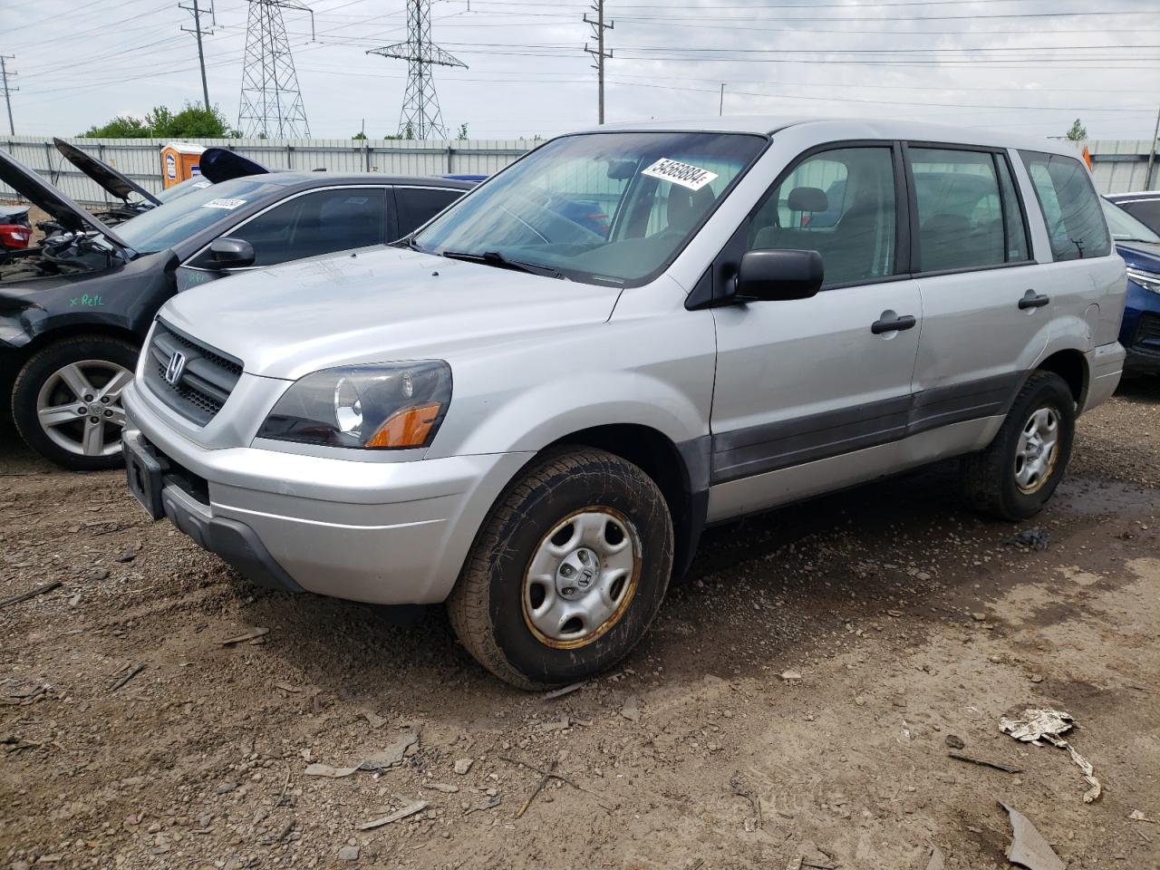 2HKYF18145H533208 2005 Honda Pilot Lx