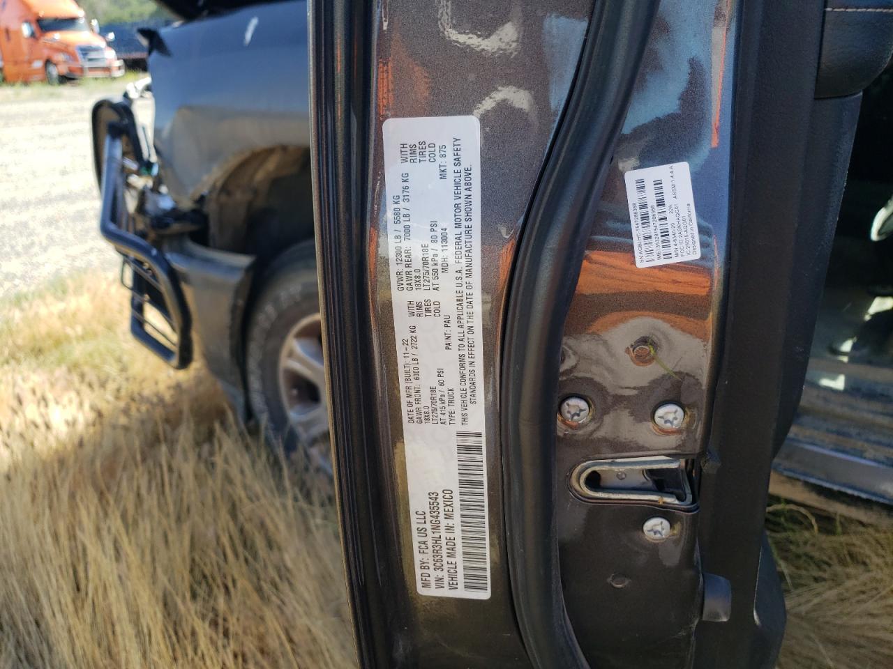 3C63R3HL1NG435543 2022 Ram 3500 Big Horn/Lone Star